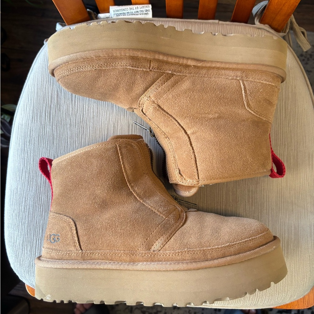 Ugg Neumel Platform Zip Suede